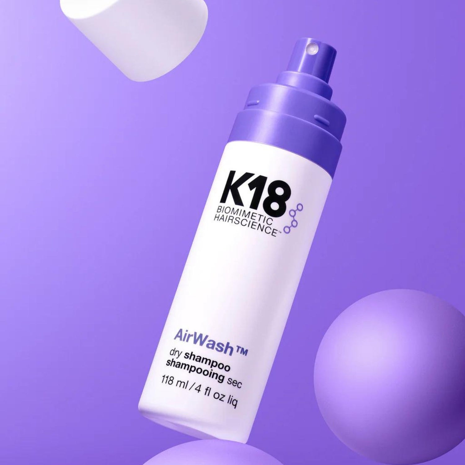K18 AirWash Dry Shampoo 118ml